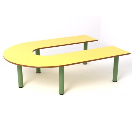  MESA INFANTIL EN U, MODELO "ESMUT"